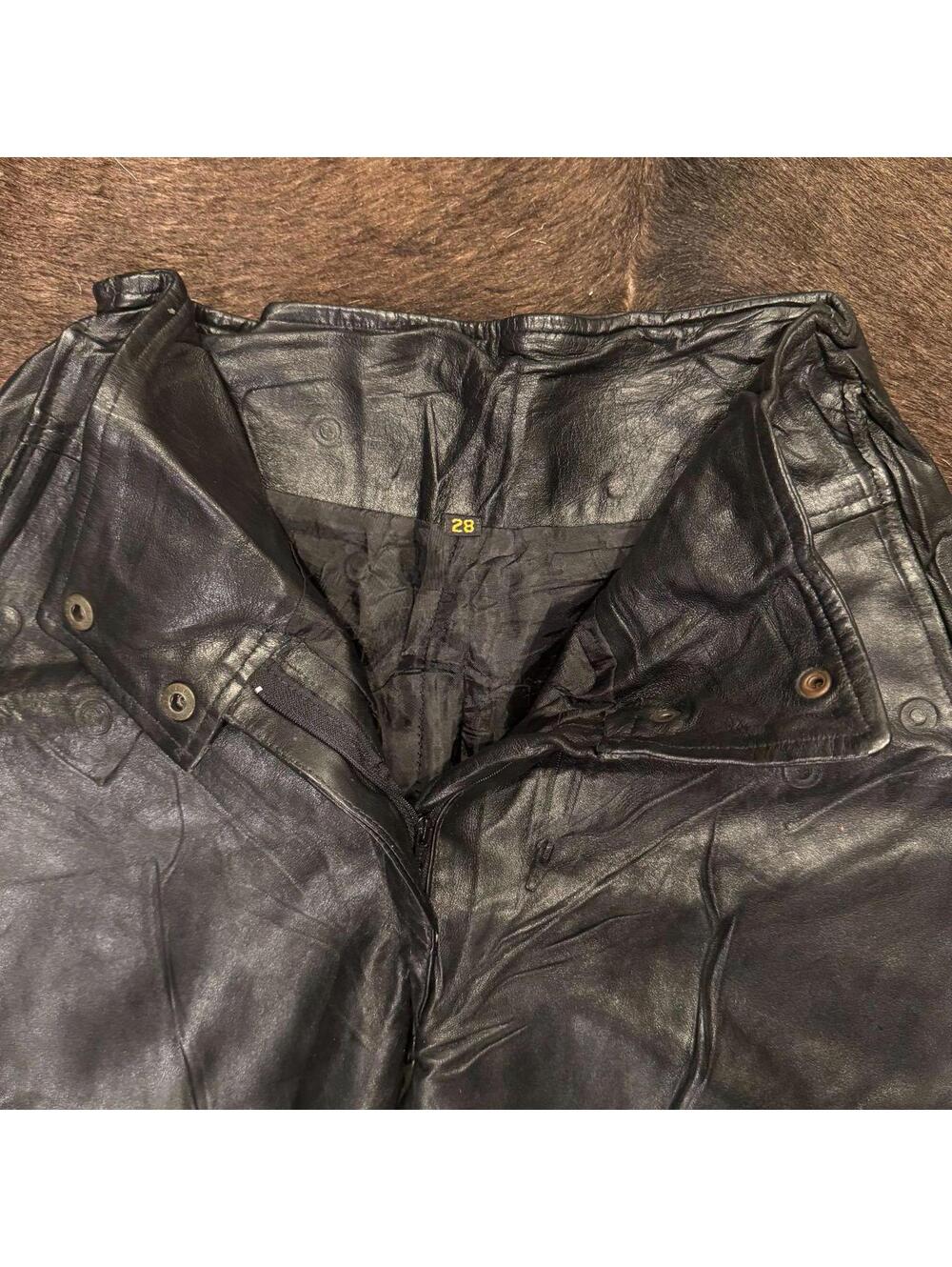 Vintage Unbranded Leather Pants View 2